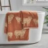 Highland Cow Cotton Towel -Habitat Store 30933285