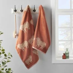 Highland Cow Cotton Towel -Habitat Store 30933285 alt03