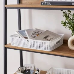 Checked Plastic Basket -Habitat Store 30933441