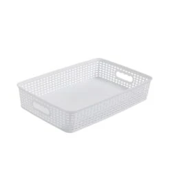 Checked Plastic Basket -Habitat Store 30933441 alt02