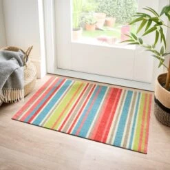 Marvel Bright Stripe Washable Mat -Habitat Store 30933446
