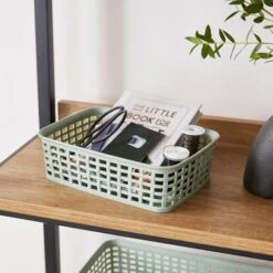 Checked Plastic Basket -Habitat Store 30933451