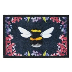Marvel Floral Bee Washable Doormat 18 Marvel Floral Bee Washable Doormat -Habitat Store 30933455 alt01