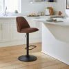 Delaney Adjustable Height Bar Stool, Faux Leather -Habitat Store 30933526