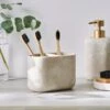 Marble Resin Double Toothbrush Holder -Habitat Store 30933854