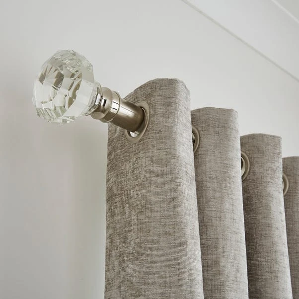 Crystal Gemstone Fixed Metal Curtain Pole With Rings 18 Crystal Gemstone Fixed Metal Curtain Pole With Rings - Image 16