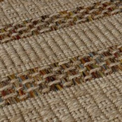 Stripe Border Indoor Outdoor Round Rug 24 Stripe Border Indoor Outdoor Round Rug -Habitat Store 30934770 alt01