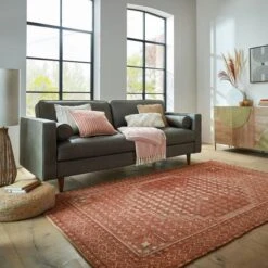 Rana Traditional Printed Jute Rug -Habitat Store 30934867