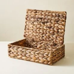 Set Of 3 Woven Water Hyacinth Stacking Boxes -Habitat Store 30935136 alt02