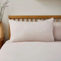 Super Soft Washed Microfibre Plain Duvet Cover And Pillowcase Set -Habitat Store 30935179 alt01