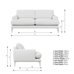 Lawson Tonal Boucle 3 Seater Sofa -Habitat Store 30935558 alt09