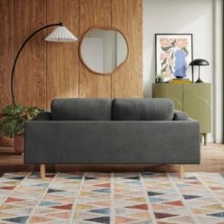 Newton Luxe Chenille 2 Seater Sofa 32 Newton Luxe Chenille 2 Seater Sofa -Habitat Store 30935593 alt02