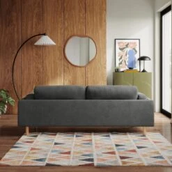 Newton Luxe Chenille 4 Seater Sofa 32 Newton Luxe Chenille 4 Seater Sofa -Habitat Store 30935595 alt02