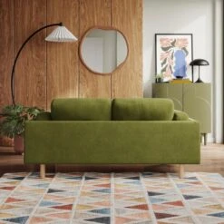 Newton Luxe Chenille 2 Seater Sofa 24 Newton Luxe Chenille 2 Seater Sofa -Habitat Store 30935599 alt02