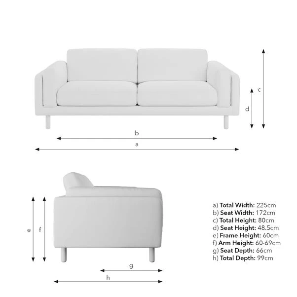 Newton Luxe Chenille 4 Seater Sofa 10 Newton Luxe Chenille 4 Seater Sofa - Image 8