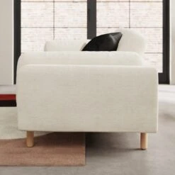 Newton Chunky Tonal Weave 3 Seater Sofa -Habitat Store 30935630 alt01