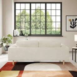 Newton Chunky Tonal Weave 3 Seater Sofa -Habitat Store 30935630 alt02