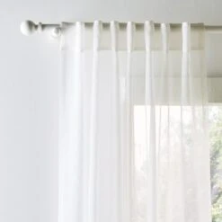 Embroidered Tulip Slot Top Single Voile Panel -Habitat Store 30935682 alt04