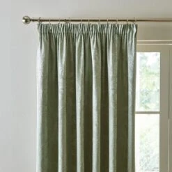 Zahra Chenille Jacquard Pencil Pleat Curtains -Habitat Store 30936877