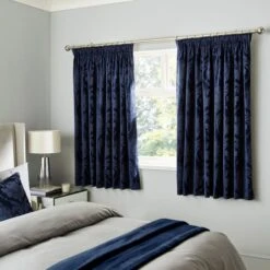 Zahra Chenille Jacquard Pencil Pleat Curtains -Habitat Store 30936881 alt04