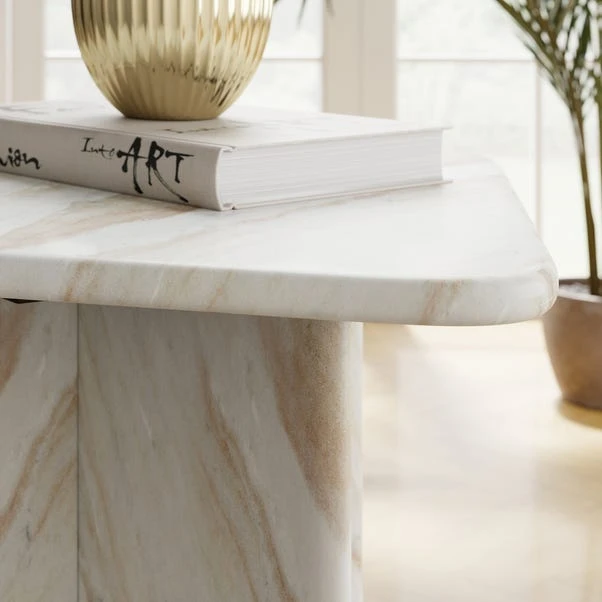 Lana Marble Tall Side Table 5 Lana Marble Tall Side Table - Image 3