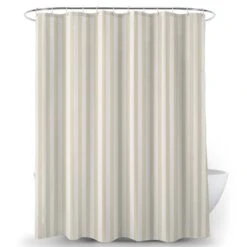 Textured Stripe Shower Curtain -Habitat Store 30937678