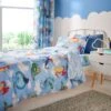 Dragons 100% Cotton Reversible Duvet Cover And Pillowcase Set -Habitat Store 30937753