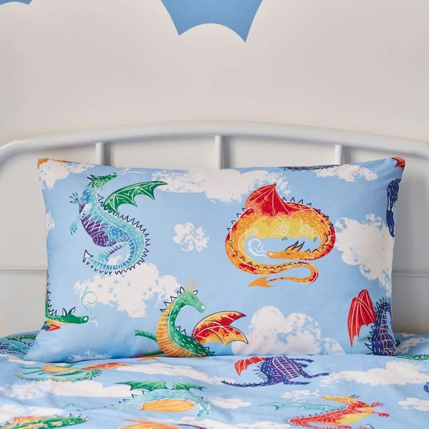 Dragons 100% Cotton Reversible Duvet Cover And Pillowcase Set 4 Dragons 100% Cotton Reversible Duvet Cover And Pillowcase Set - Image 2