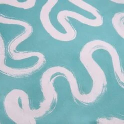 Aqua Doodle Reversible Duvet Cover And Pillowcase Set 28 Aqua Doodle Reversible Duvet Cover And Pillowcase Set -Habitat Store 30937763 alt05