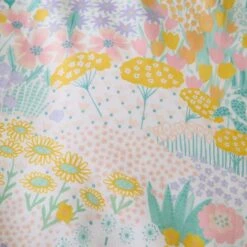 Meadows 100% Cotton Reversible Duvet Cover And Pillowcase Set -Habitat Store 30937767 alt04