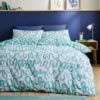 Aqua Doodle Reversible Duvet Cover And Pillowcase Set -Habitat Store 30937776