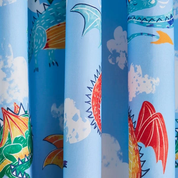 Dragons Blackout Eyelet Curtains 4 Dragons Blackout Eyelet Curtains - Image 2