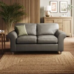 Flori Classic Leather 2 Seater Sofa 38 Flori Classic Leather 2 Seater Sofa -Habitat Store 30937870