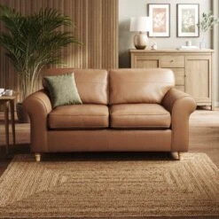 Flori Classic Leather 2 Seater Sofa 31 Flori Classic Leather 2 Seater Sofa -Habitat Store 30937925