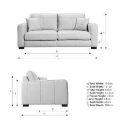 Carson Classic Leather 3 Seater Sofa 30 Carson Classic Leather 3 Seater Sofa -Habitat Store 30938001 alt09