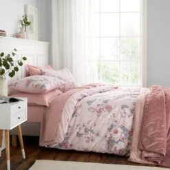Darla Floral Duvet Cover And Pillowcase Set 41 Darla Floral Duvet Cover And Pillowcase Set -Habitat Store 30938071 alt09