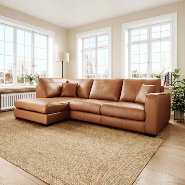 Carson Classic Leather Large Corner Chaise Sofa 12 Carson Classic Leather Large Corner Chaise Sofa - Image 10