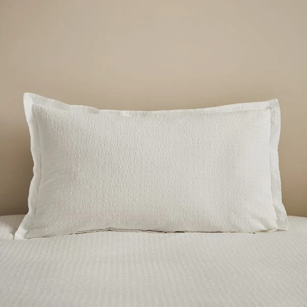 EL Seersucker Woven Cotton Oxford Pillowcase 4 EL Seersucker Woven Cotton Oxford Pillowcase - Image 2