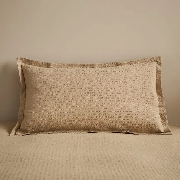 EL Seersucker Woven Cotton Oxford Pillowcase 3 EL Seersucker Woven Cotton Oxford Pillowcase