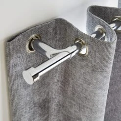 Trinity Room Darkening Extendable Metal Eyelet Curtain Pole -Habitat Store 30938378 alt04