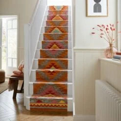 Roshni Kilim Wool Stair Runner 23 Roshni Kilim Wool Stair Runner -Habitat Store 30938777