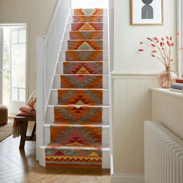 Roshni Kilim Wool Stair Runner 10 Roshni Kilim Wool Stair Runner - Image 8