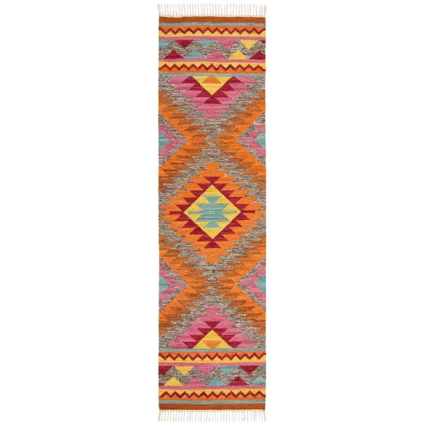 Roshni Kilim Wool Stair Runner 7 Roshni Kilim Wool Stair Runner - Image 5