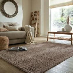 Rune Carved Geo Shaggy Rug 34 Rune Carved Geo Shaggy Rug -Habitat Store 30938785