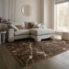 Glacier Luxury Marble Shaggy Rug -Habitat Store 30938807