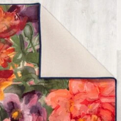 Primrose Floral Wool Rug 28 Primrose Floral Wool Rug -Habitat Store 30938918 alt02