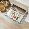 Bath Time Slogan Bath Mat 1 Bath Time Slogan Bath Mat -Habitat Store 30939023