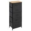 Tissa Tall Grey 5 Drawer Storage Unit 2 Tissa Tall Grey 5 Drawer Storage Unit -Habitat Store 30944927