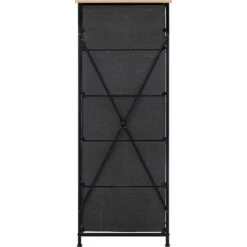 Tissa Tall Grey 5 Drawer Storage Unit -Habitat Store 30944927 alt06