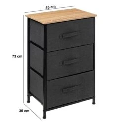 Tissa Grey 3 Drawer Storage Unit 12 Tissa Grey 3 Drawer Storage Unit -Habitat Store 30944928 alt02